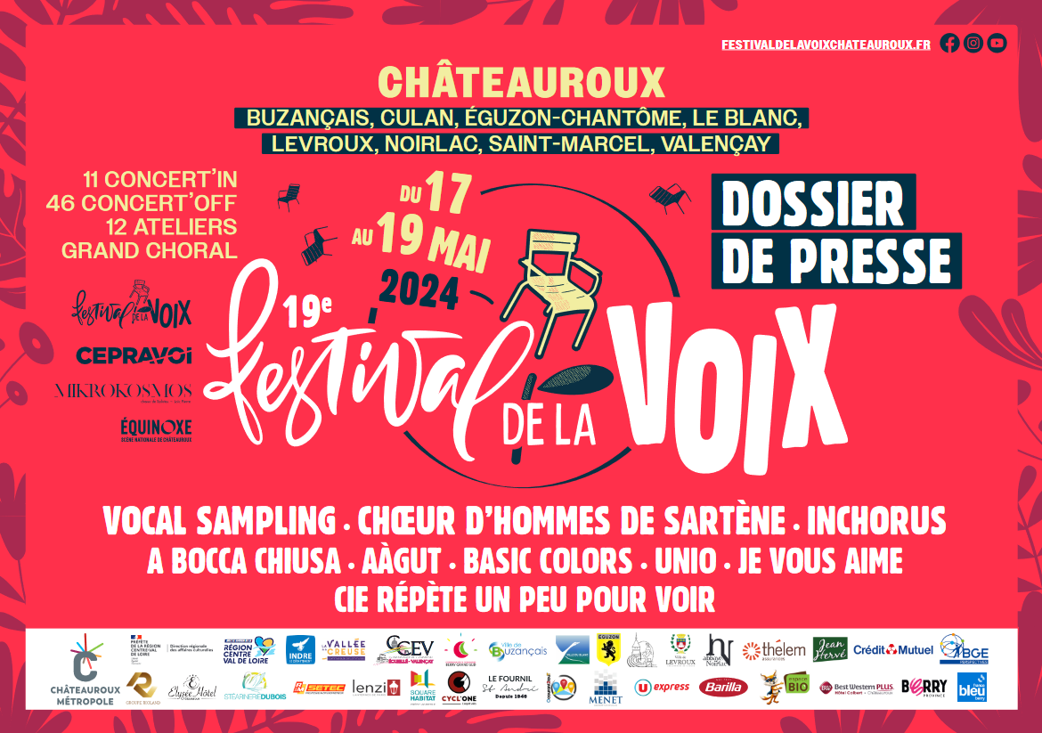 Festival de la Voix Du 17 au 19 mai 2024