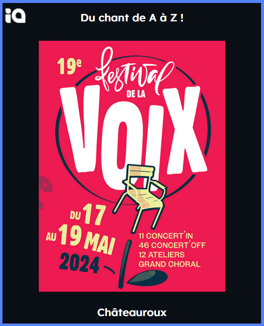 ideactiv image Festival de la Voix 2024